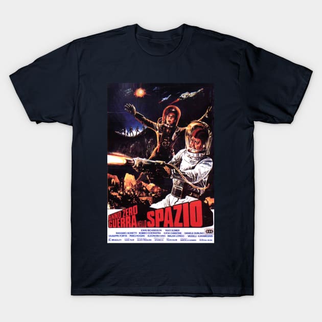 Vintage Science Fiction Movie Poster - Battle in the Stars T-Shirt by Starbase79